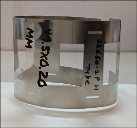 Nickel Strip Pure 2P(32650) with holder 49.5x0.20 mm CD 34.5